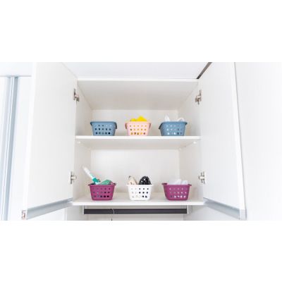 Cesto Plástico Log Cristal 5,2L 21,4x31x12,5cm