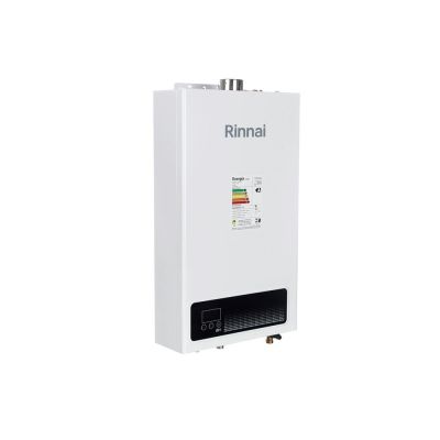 Aquecedor de Água a Gás GLP Digital 15L/min Branco Rinnai