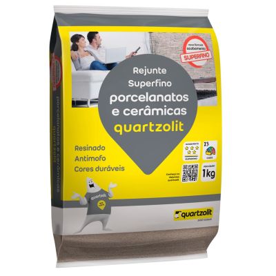 Rejunte Porcelanato Quartzolit Ferrugem 1kg