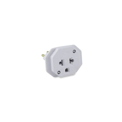 Adaptador 1 Módulo 2P+T 10A Branco Force Line