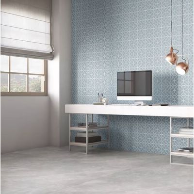 Porcelanato Dolmen Cinza Retificado Acetinado 90x90 Eliane