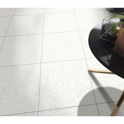 Piso Cerâmico Diamante Branco Bold Brilhante 50x50 Ilhabella
