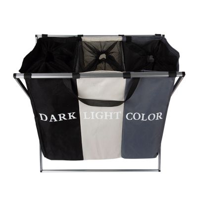 Cesto 3 Divisões 61x37x56cm Casa&Ideia