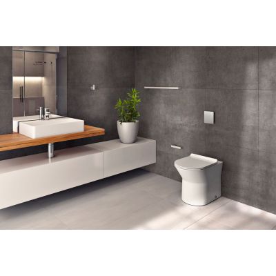 Porta Toalha Barra Docolflat 81,5cm Cromado Docol