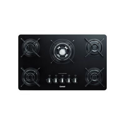 Cooktop a Gás CDD75AE 5 Bocas Preto Consul
