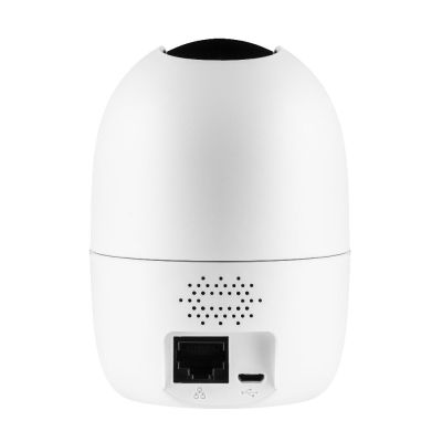 Câmera Inteligente Interna 360° Compatível com Alexa Wi-Fi iM4 C com MicroSD 32GB Branco Intelbras