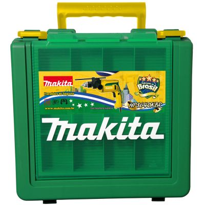 Furadeira de Impacto 1/2" HP1640KBR 760W com Brocas Makita