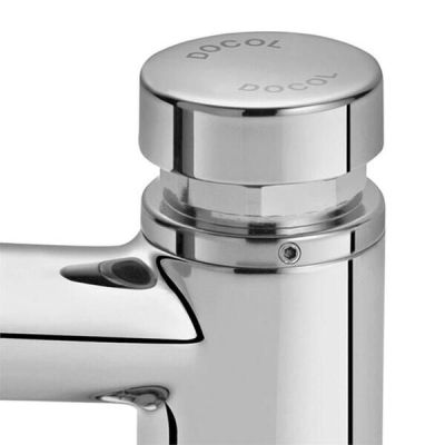 Torneira para Banheiro de Mesa Bica Baixa 1/2" Compact Pressmatic Cromado Docol