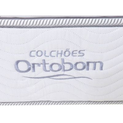 Colchão Ortobom Freedom Solteiro 88x188x32cm Branco/Preto