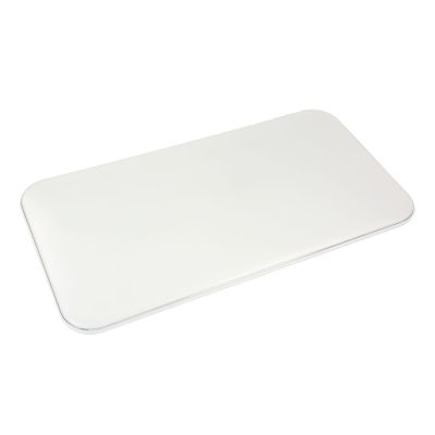 Plafon LED Slim 50W 6500K 50cm Retangular Luz Branca Vitralux