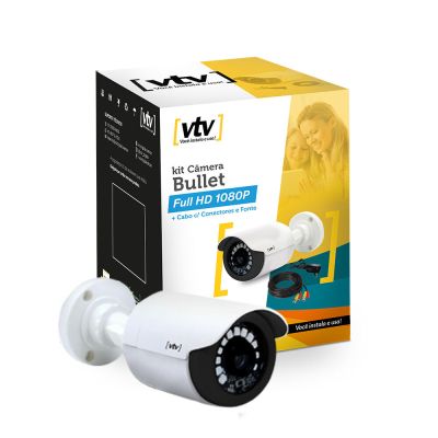 Kit Câmera de Segurança Full HD Bullet 1080P VTV Digital