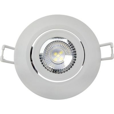 Spot LED de Embutir Supimpa 3W 6500K Redondo Luz Branca Avant