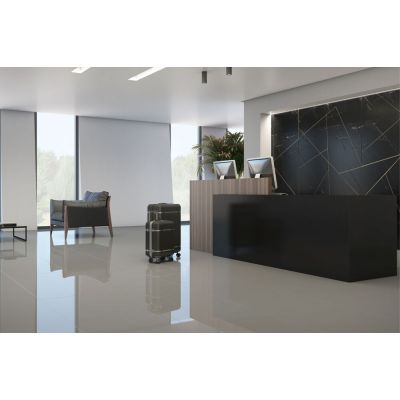 Porcelanato Polido Matéria Grafite 60x120 Retificado Eliane