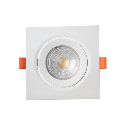 Spot Embutir LED Quadrado 8w 3.000k Luz Branco Quente Blumenau Iluminação