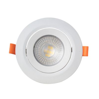 Spot Embutir LED Redondo 8w 3.000k Luz Branco Quente Blumenau Iluminação