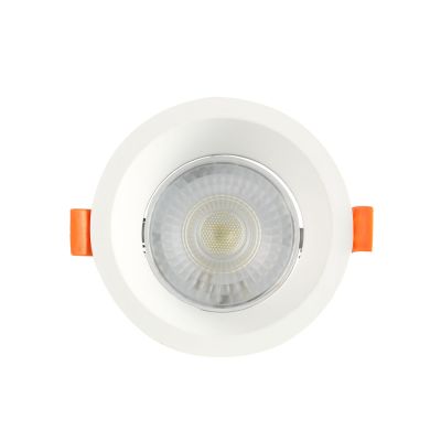 Spot Recuado Embutir LED Redondo Branco 6w 6.500k Luz Branco Frio Blumenau Iluminação