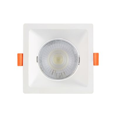 Spot Recuado Embutir LED Quadrado Branco 6w 6.500k Luz Branco Frio Blumenau Iluminação