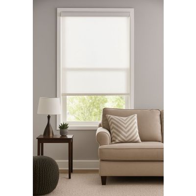 Persiana Rolo Blackout Smart Linho 160x160cm Diagonal