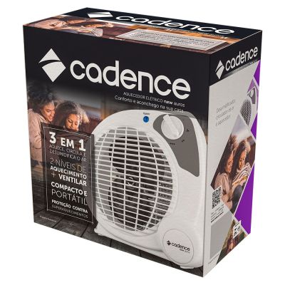 Aquecedor de Ambiente Elétrico AQC422 Branco Cadence