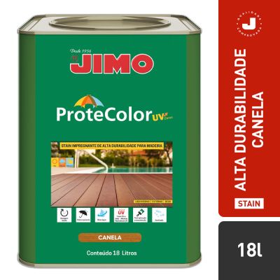 JIMO Protecolor UV Acabamento de Alta Durabilidade Progete e Embeleza Resistente ao Sol Chuva e Maresia Canela Lata 18 Litros