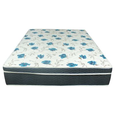 Colchão Ortobom ISO 6.0 D28 Casal 138x188cm Azul/Branco 104040.6710
