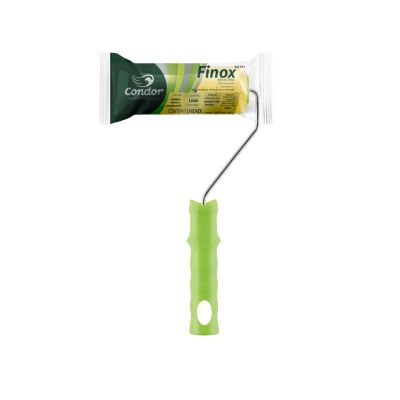 Rolo Condor Pincéis 9cm Amarelo