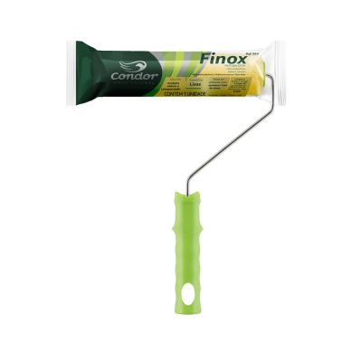 Rolo Condor Pincéis 15cm Amarelo