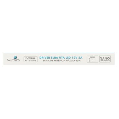 Driver para Fita de LED Gaya Slim 9366 Prata Bivolt
