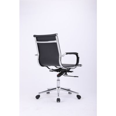 Cadeira de Escritório Pilot Plus com Rodízios Preto Diagonal