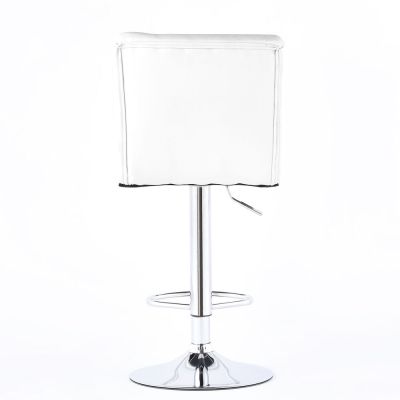 Banqueta Classy Alta Branco Diagonal