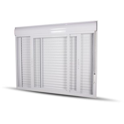 Janela de Correr Alumínio CRV 1,50x1,20m 2 Folhas Branca