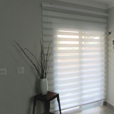 Persiana Double Vision Sunny 1,40L X 1,60A Branca