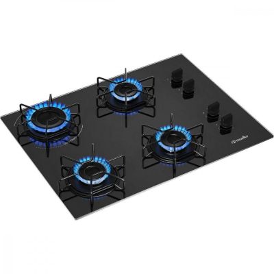 Cooktop a Gás MCG114BG1 4 Bocas Preto Mueller