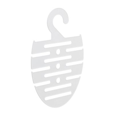 Cabide de Plástico para Gravatas e Cintos Metaltru Branco