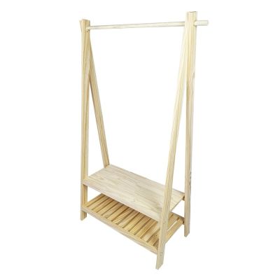 Arara com Sapateira Slim Pinus 160x85x44 Cubo