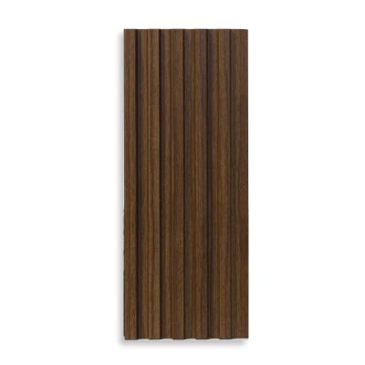 Painel Ripado 3D Poliestireno 2,85x12 Rovere Marrom Malaga