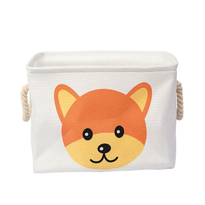 Cesto para Roupa Raposa 35x25cm Casa&Ideia