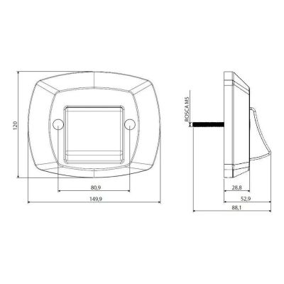 Acabamento para Válvula de Descarga Clássica Cromado Docol