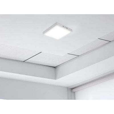 Painel LED Sobrepor Lux 24W 4000K Quadrado Luz Neutra Taschibra