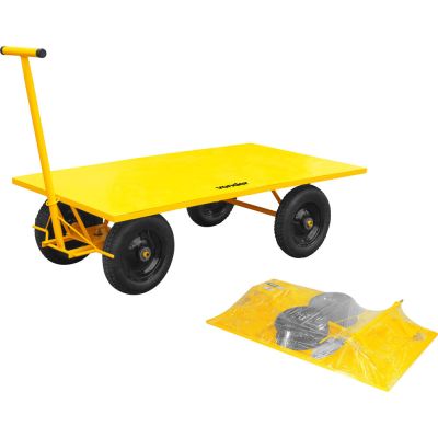 Carrinho Plataforma Vonder 600kg Metálico Amarelo