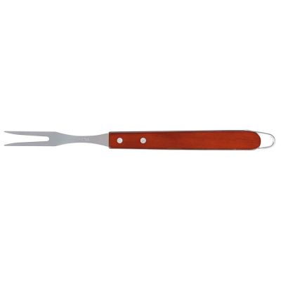 Conjunto para Churrasco Faca + Garfo Trinchante Madeira Mor