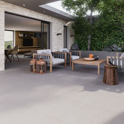 Porcelanato Cemento Grigio 90x90 Retificado Biancogres