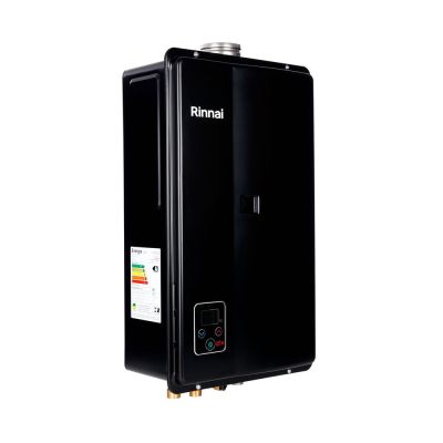 Aquecedor de Água a Gás GLP Digital 32,5L/min Preto E33 Rinnai