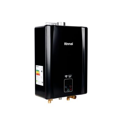 Aquecedor Digital a Gás GLP 21L/min Black - Rinnai