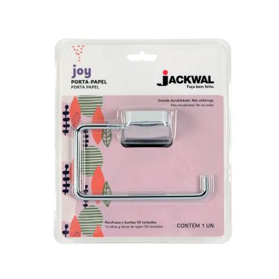 Porta Papel Higiênico Joy Cromado Jackwal
