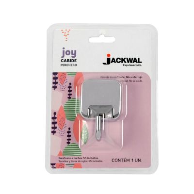 Cabide para Banheiro Jackwal Joy Cromado