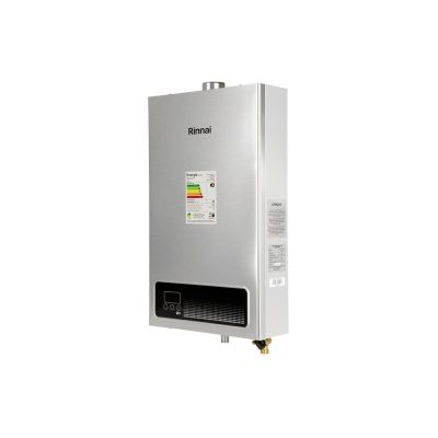 Aquecedor de Água a Gás GLP Digital 15L/min Prata REUE150FE Rinnai