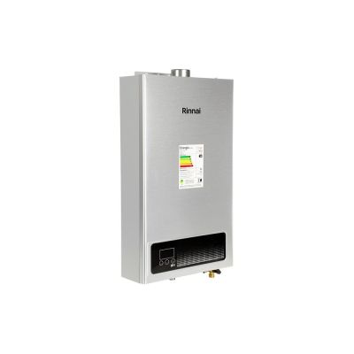 Aquecedor de Água a Gás GN Digital 15L/min Prata REUE150FE Rinnai