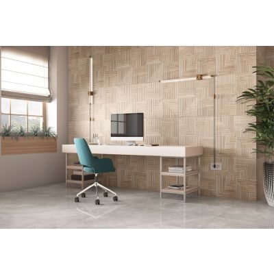 Porcelanato Polido Dolmen 60x120 Retificado Cinza Eliane