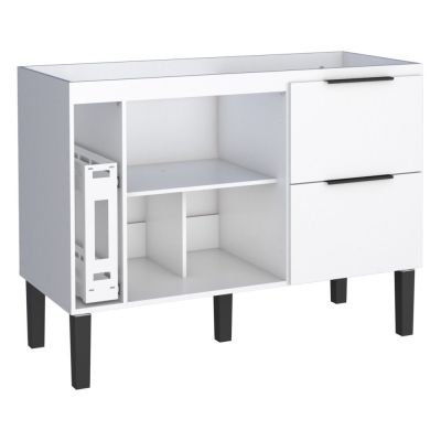 Balcão de Cozinha Cisne 114cm Branco Cozimax